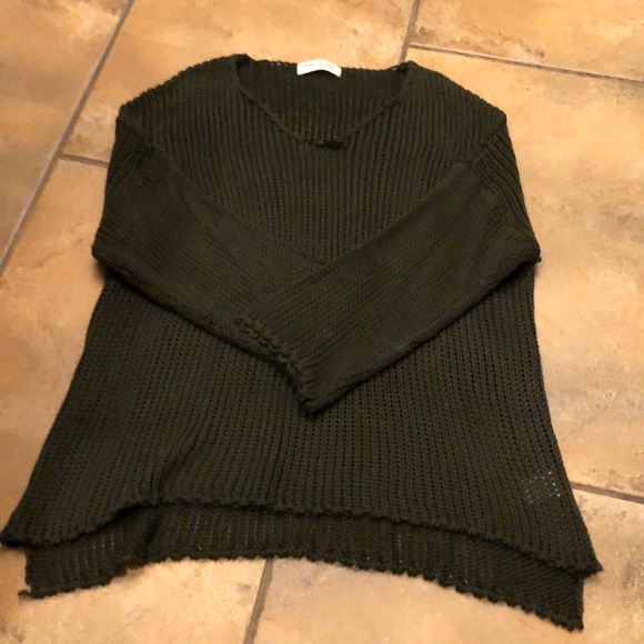 Impressions Sweaters - olive colored sweater